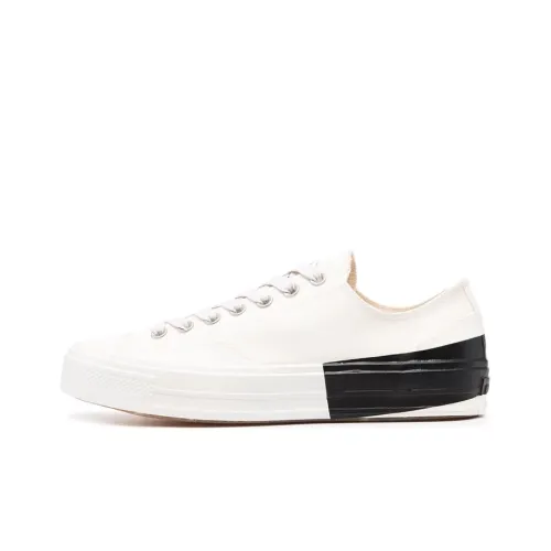 MSGM Canvas Shoes Men Low-Top White/Black