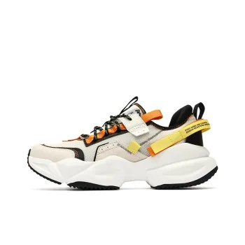 PONY NS502 Collection Lightweight Cushioning Rebound Thermal Low Top Casual Shoes Unisex Light Yellow