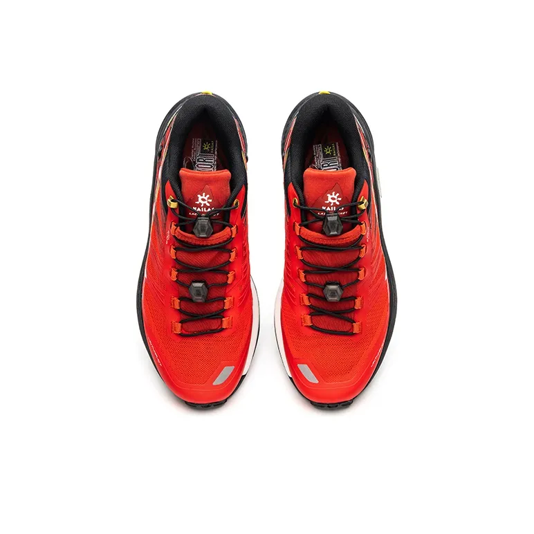 KAILAS FUGA PRO 4 Running Shoes Men Low Top Flame Red/Ink Black-3