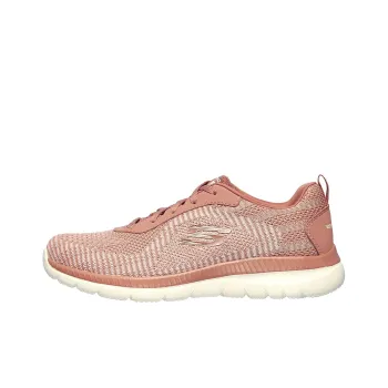 Skechers Bountiful Cushioning, Slip Resistant, And Abrasion Resistant Low Top Casual Shoes Women's Pink