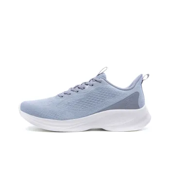 XTEP Cushioning Anti Slip Wear Resistant Breathability Low Top Running Shoes Men's Eco Friendly Gray Rebound