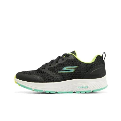 Skechers Go Run Consistent Running Shoes Women's Low-Top Black/Lemon Green