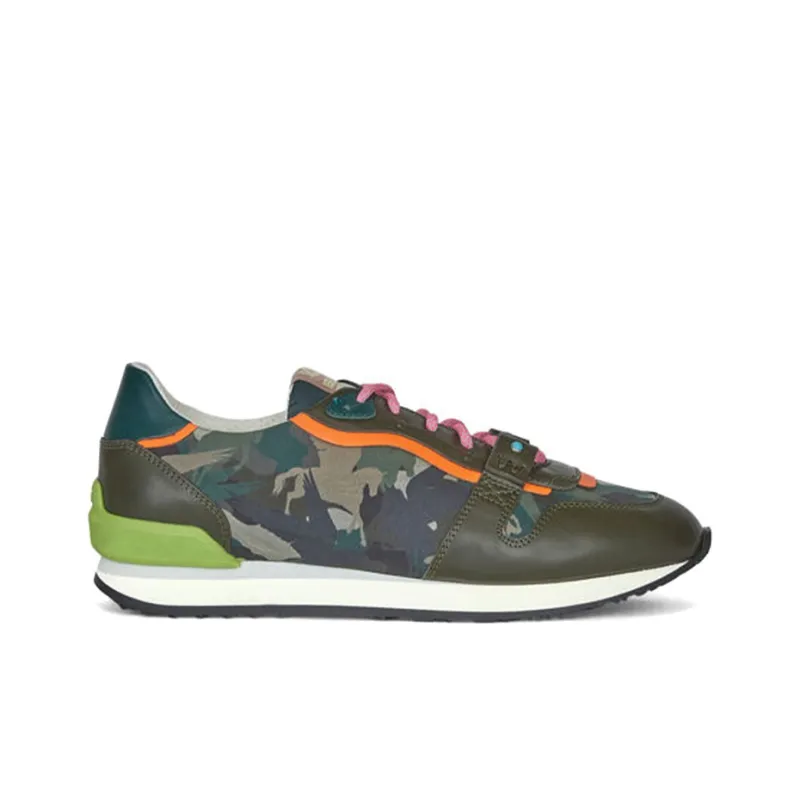 ETRO Pegaso Wear-Resistant Low-Top Casual Shoes Men's Camouflage-1