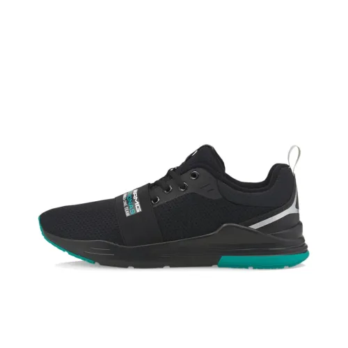 PUMA Mercedes F1 Running Shoes Unisex Low-Top Black/Blue