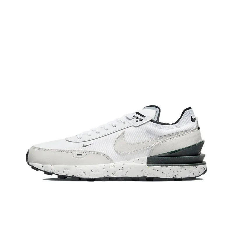 Nike Waffle One Crater White Grey Black-0