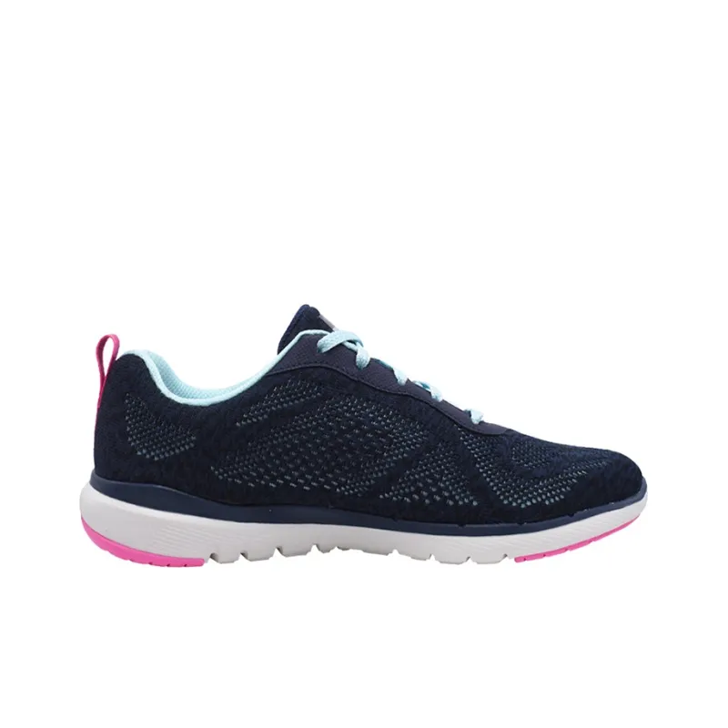 Skechers Flex Appeal 3.0 Casual Shoes Women's Low-Top Blue/Pink-1