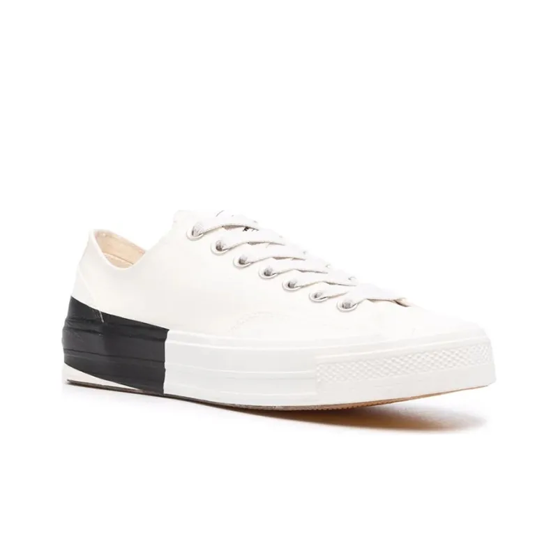 MSGM Low-Top Stylish Skateboarding Shoes Men's Black White-2