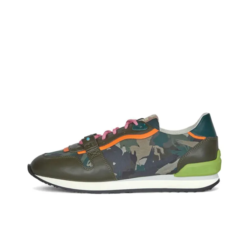 ETRO Pegaso Wear-Resistant Low-Top Casual Shoes Men's Camouflage-0