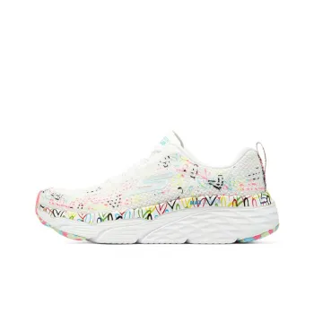 Skechers Max Cushioning Running Shoes Women's Low Top White/Multicolor