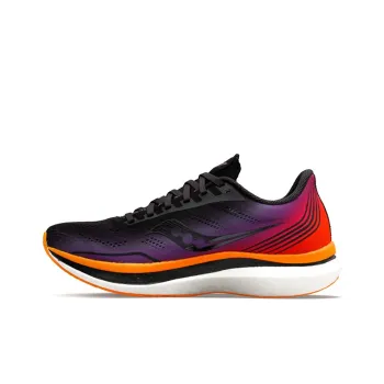 Saucony Endorphin Pro Pro Breathable Low Top Running Shoes Women's Black Purple Red