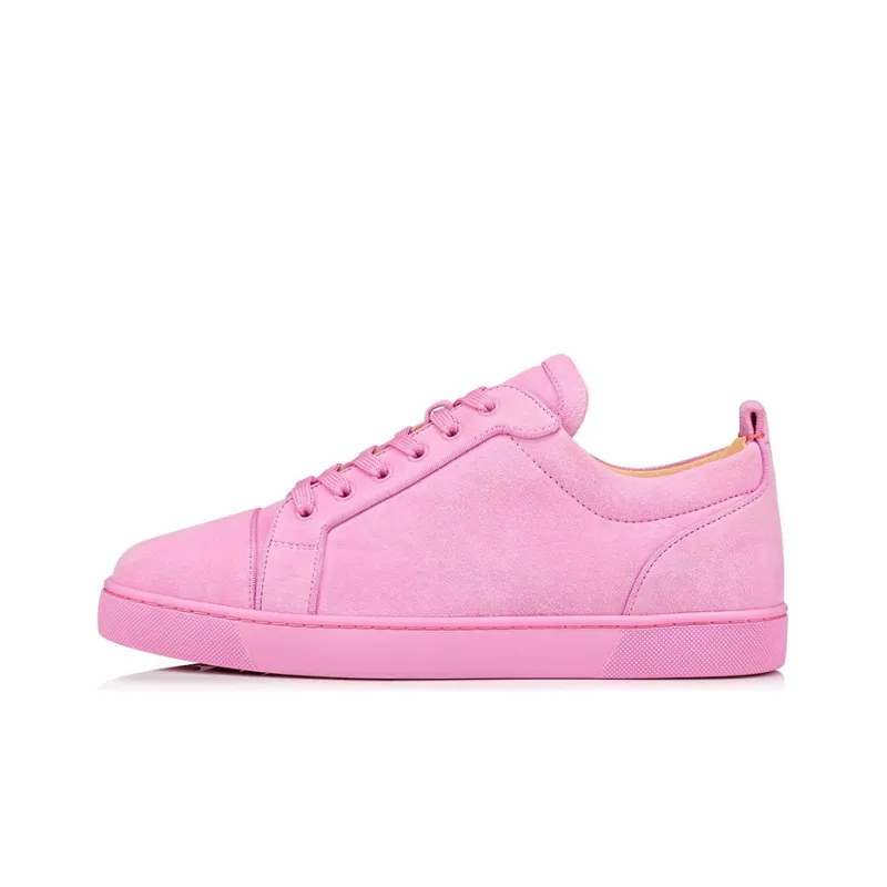Christian Louboutin Skateboard Shoes Men Low-Top Pink-0