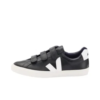 VEJA Esplar Skateboard Shoes Unisex Low-Top Black White