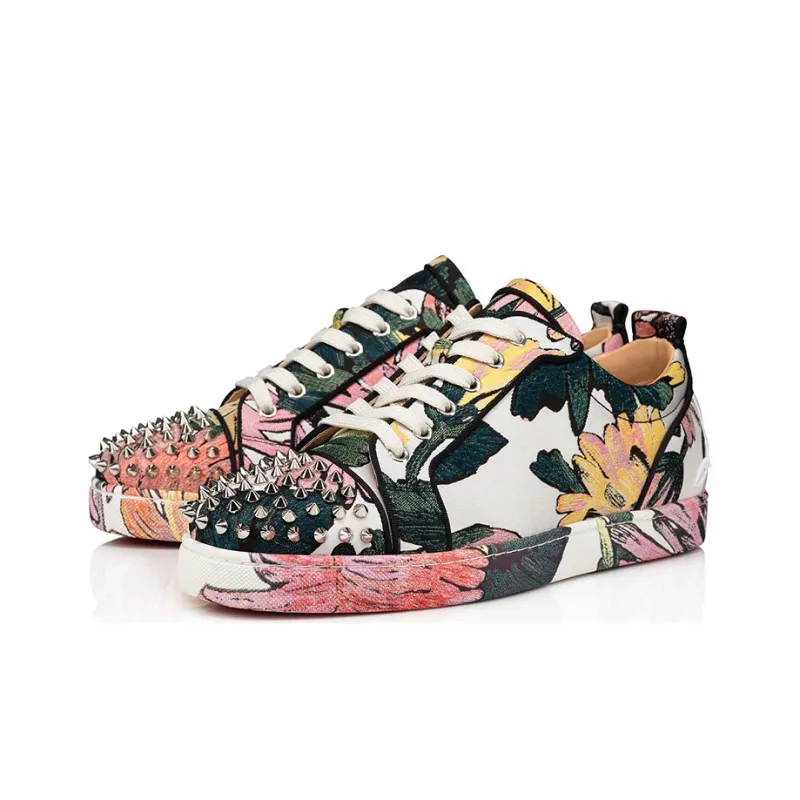 CL LUBOTING Fun Louis Junior Spikes Low Top Skateboard Shoes Men's Multicolor-1