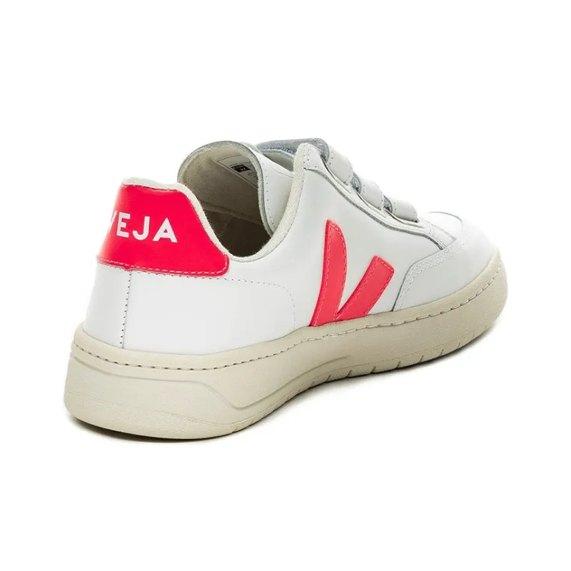 VEJA V LOCK Stylish Skateboarding Shoes Women's White Pink-2