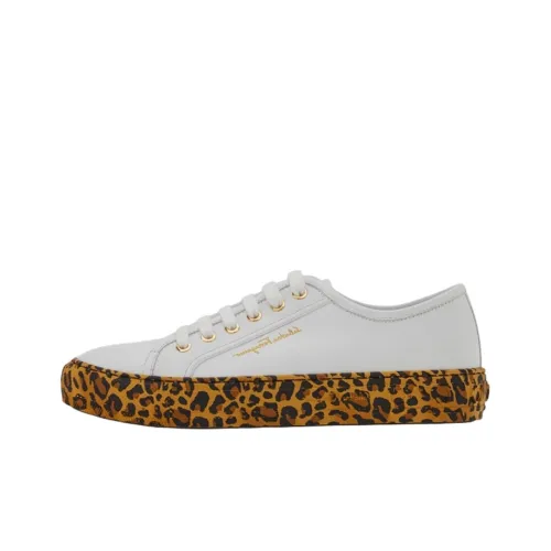 Ferragamo Gancini Skateboard Shoes Women's Low-Top White