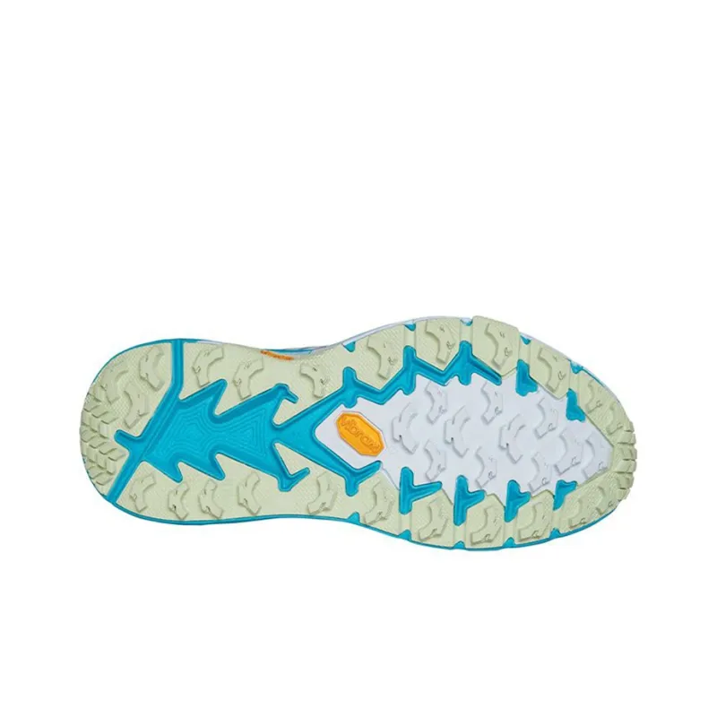 HOKA ONE ONE Speedgoat 4 Wide Anti Slip And Wear Resistant Lightweight Low Top Running Shoes Men's White Blue-3