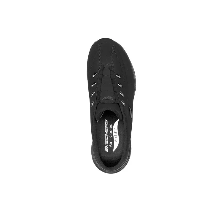 Skechers Arch Fit City View Cushioning Anti-Slip And Wear-Resistant Low-Top Casual Shoes Women's Black-2