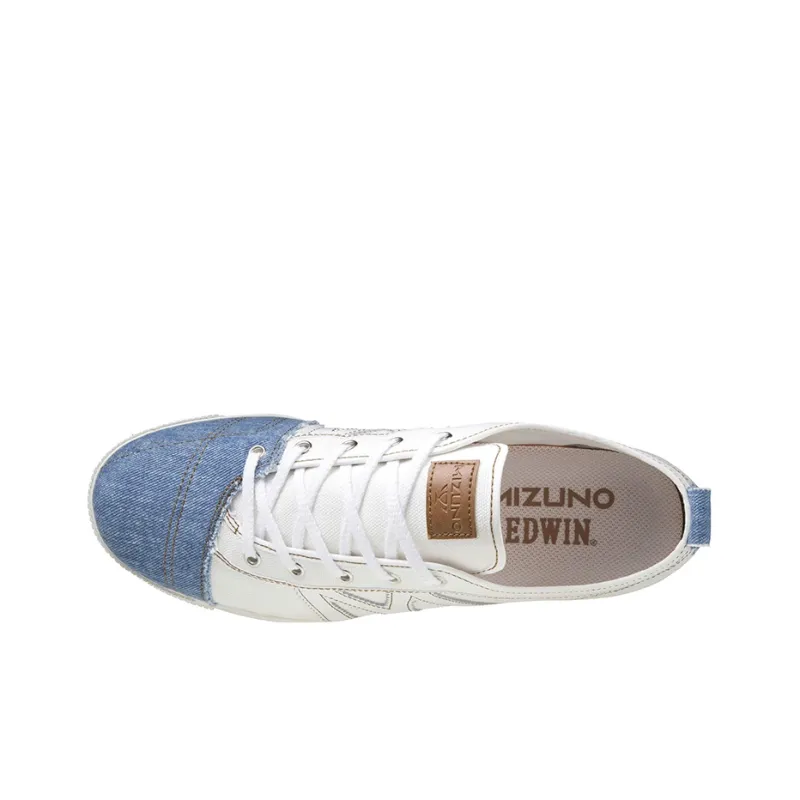 Mizuno School Trainer X Edwin 'White Denim'-2
