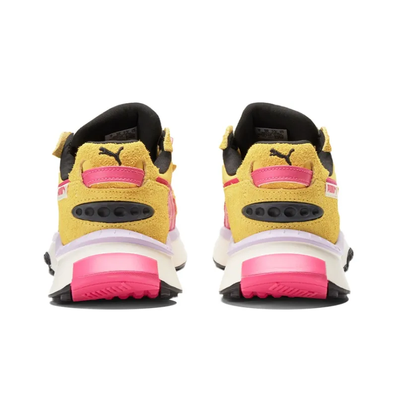 Puma Women's Wild Rider Vintage 'Super Lemon Glowing Pink'-3