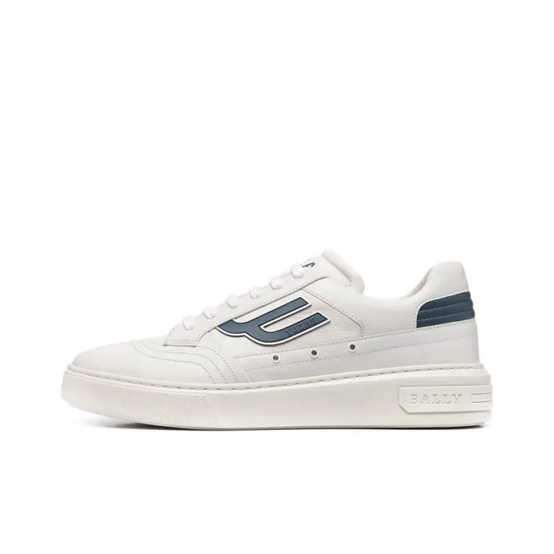 BALLY Embossed-Logo Leather Sneakers-0