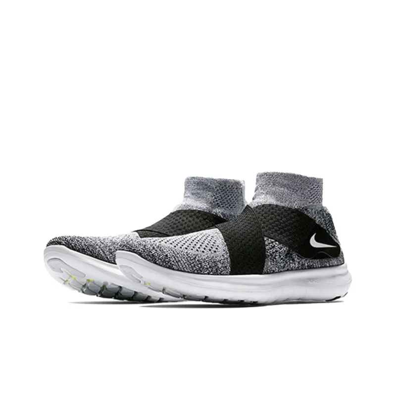 Nike Free Rn Motion Flyknit 2017 Black White-1