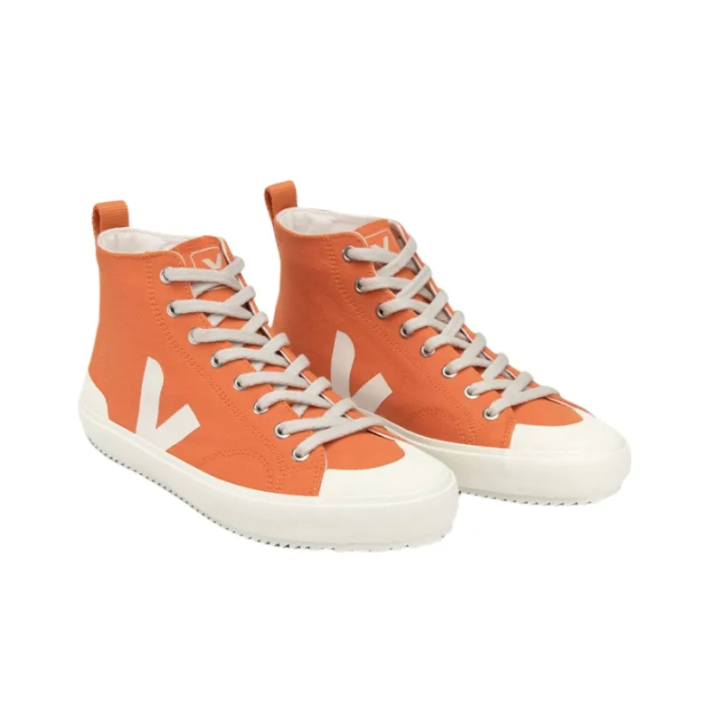 VEJA Nova High Top Sneakers 'Orange White'-2
