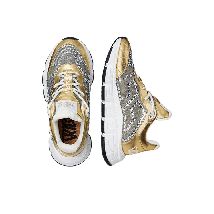VERSACE Trigreca Chunky Sneakers Women's Low Top-2