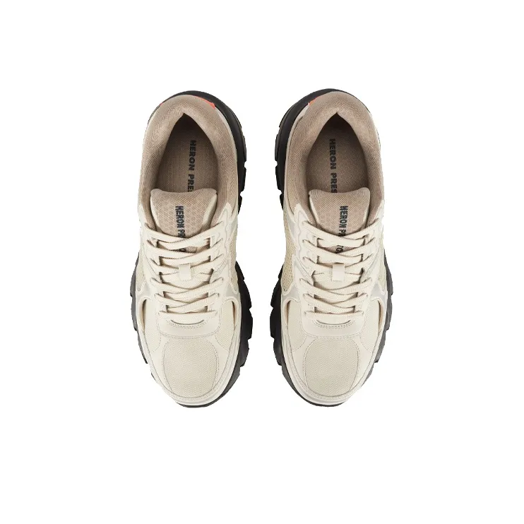 HERON PRESTON Casual Shoes Men Low-Top Gray/Orange-2