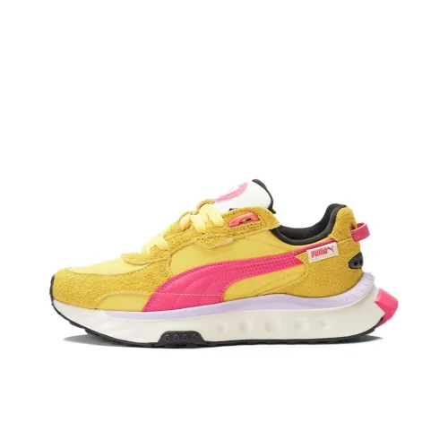 Puma Women's Wild Rider Vintage 'Super Lemon Glowing Pink'