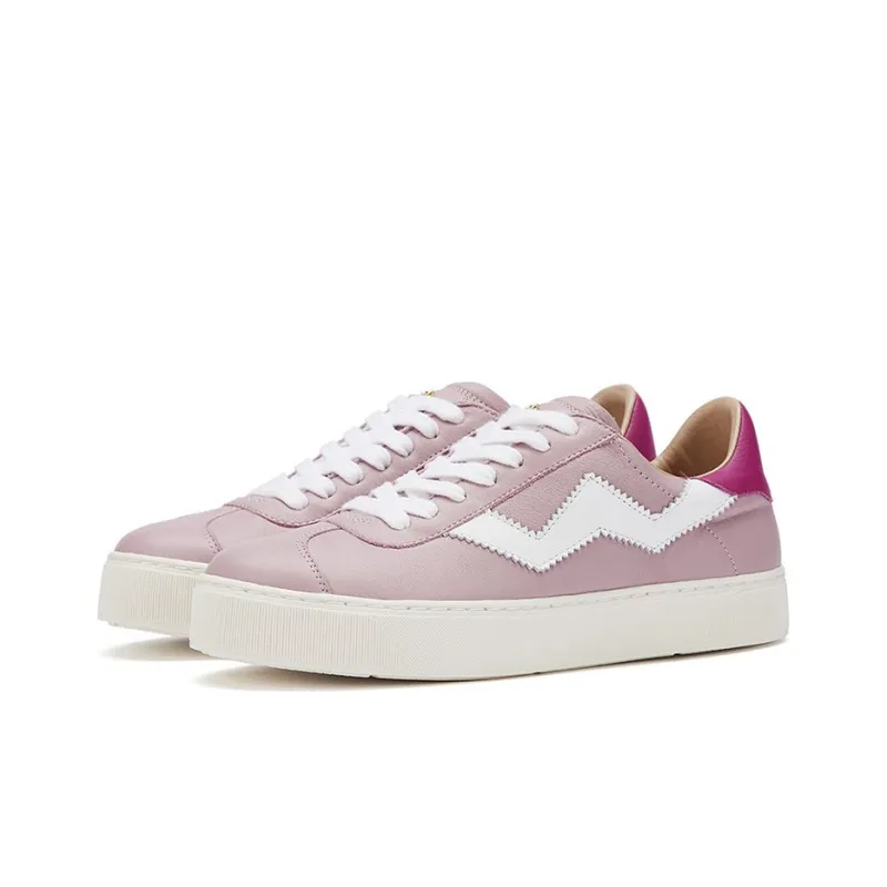 Stuart Weitzman/SW Daryl Adley Low-Top Stylish Skateboarding Shoes Women's Rubber Pink-2