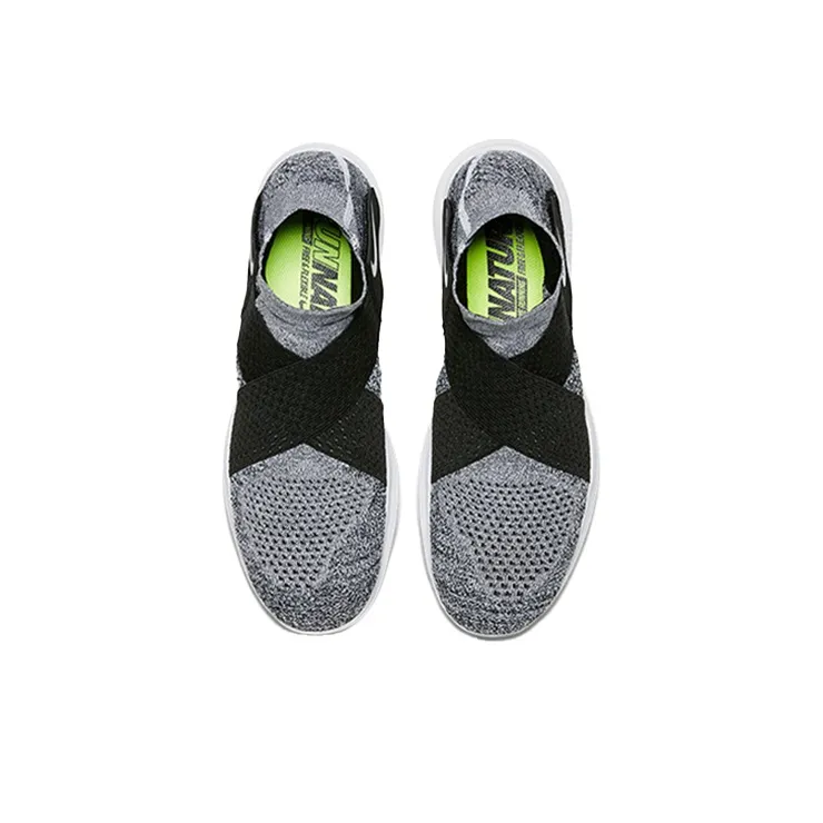 Nike Free Rn Motion Flyknit 2017 Black White-2