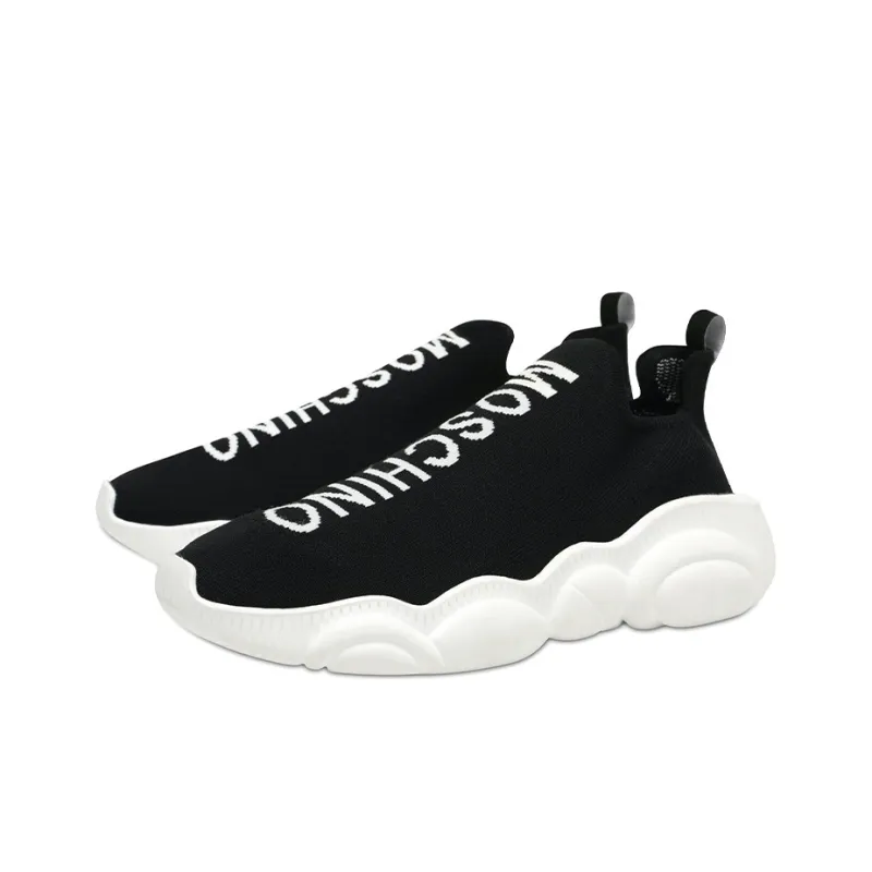 MOSCHINO Logo Sock Sneakers-2