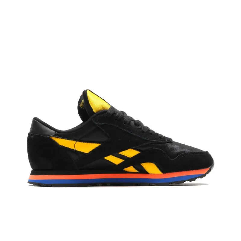 Reebok P.E Nation X Reebok Classic Nylon 'Black Yellow'-1