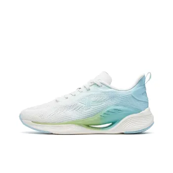 XTEP Qing Feng 5.0 Breathable Low Top Running Shoes Men's Clear Blue
