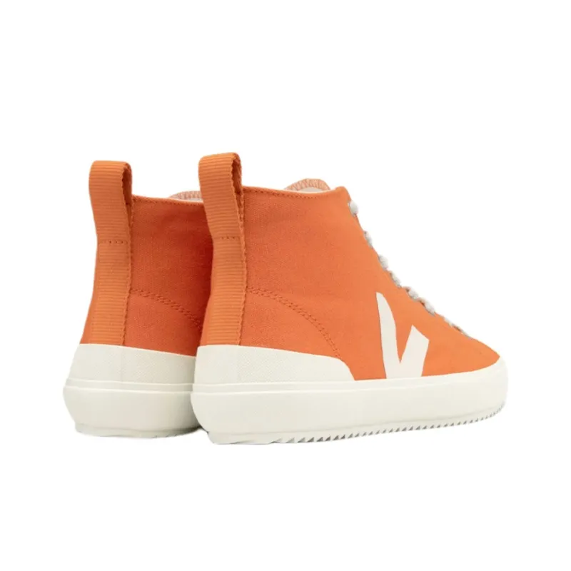 VEJA Nova High Top Sneakers 'Orange White'-3