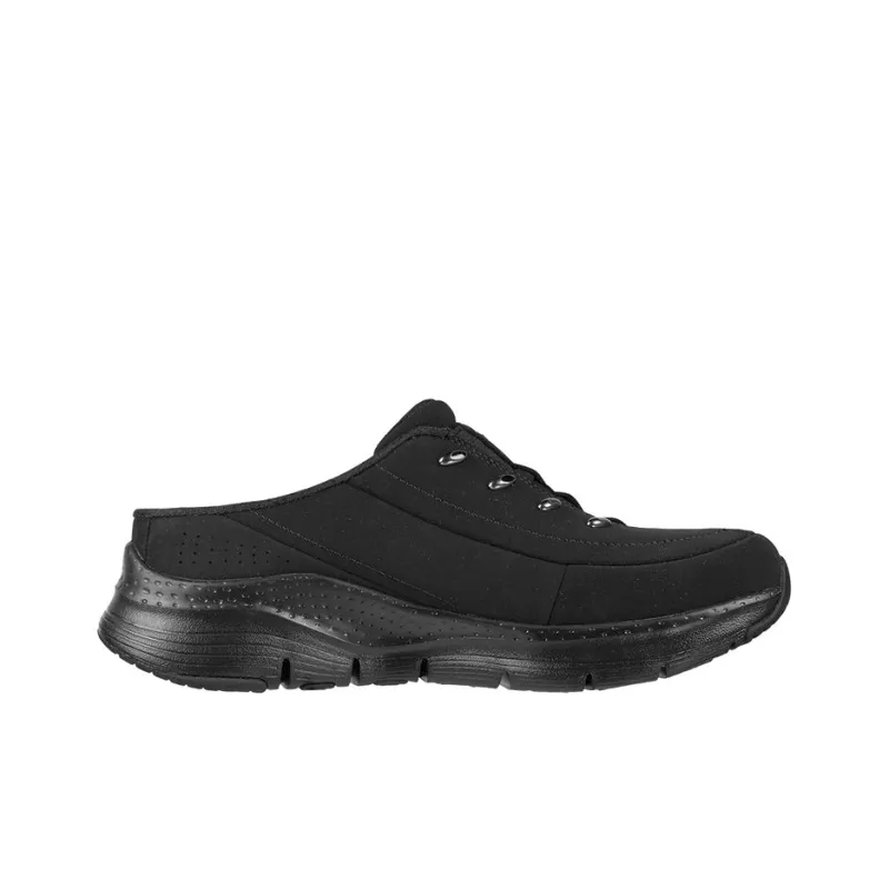 Skechers Arch Fit City View Cushioning Anti-Slip And Wear-Resistant Low-Top Casual Shoes Women's Black-1