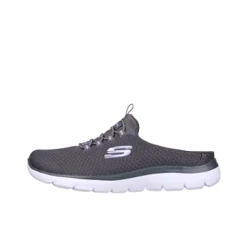 Skechers Summits Swift Step Cushioning Anti-Slip And Wear-Resistant Low-Top Casual Shoes Women's Gray