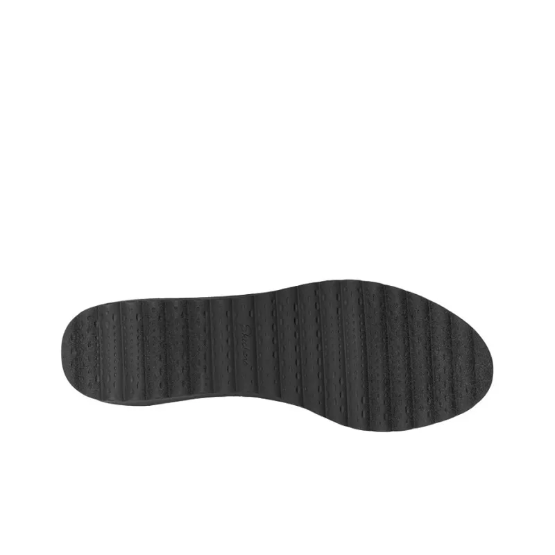 Skechers Arch Fit Cleo Wedge Cushioned Slip-Resistant Breathable Low-Top Casual Shoes Women's Black-3