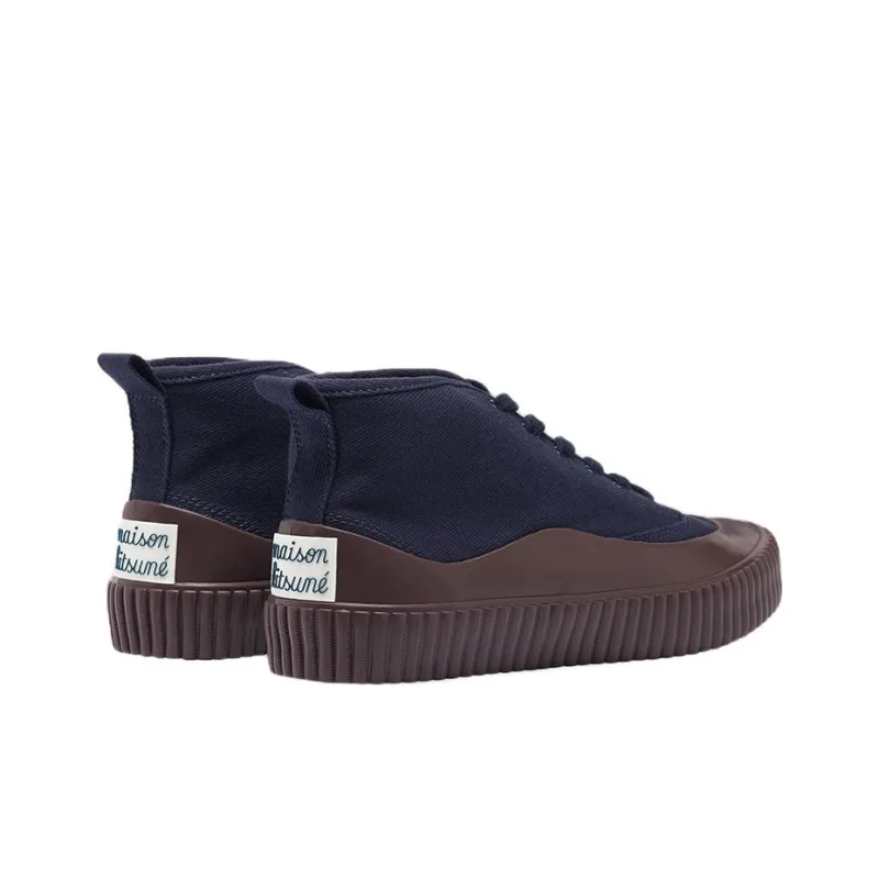 Maison Kitsune Mid Top Canvas Shoes Unisex-3