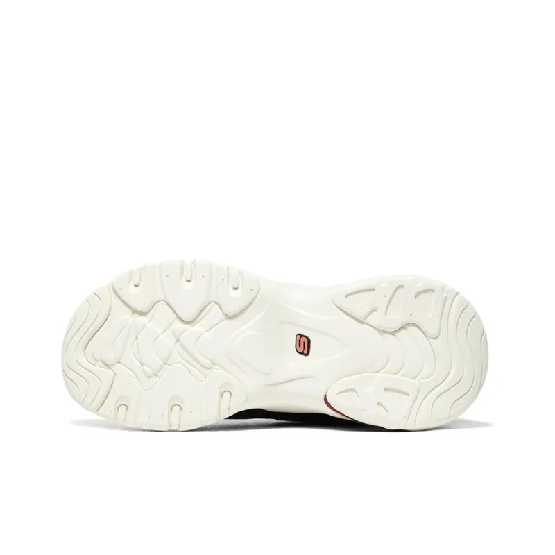 Skechers D'LITES 3.0 AIR Cushioning Anti-Slip And Wear-Resistant Low-Top Casual Shoes Women's Black Rose Gold-4