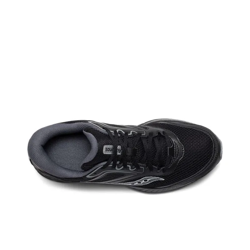 Saucony Cohesion 12 TR Abrasion Resistant Low Top Running Shoes Men's Black Gray-3