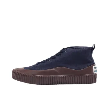 Maison Kitsune Mid Top Canvas Shoes Unisex