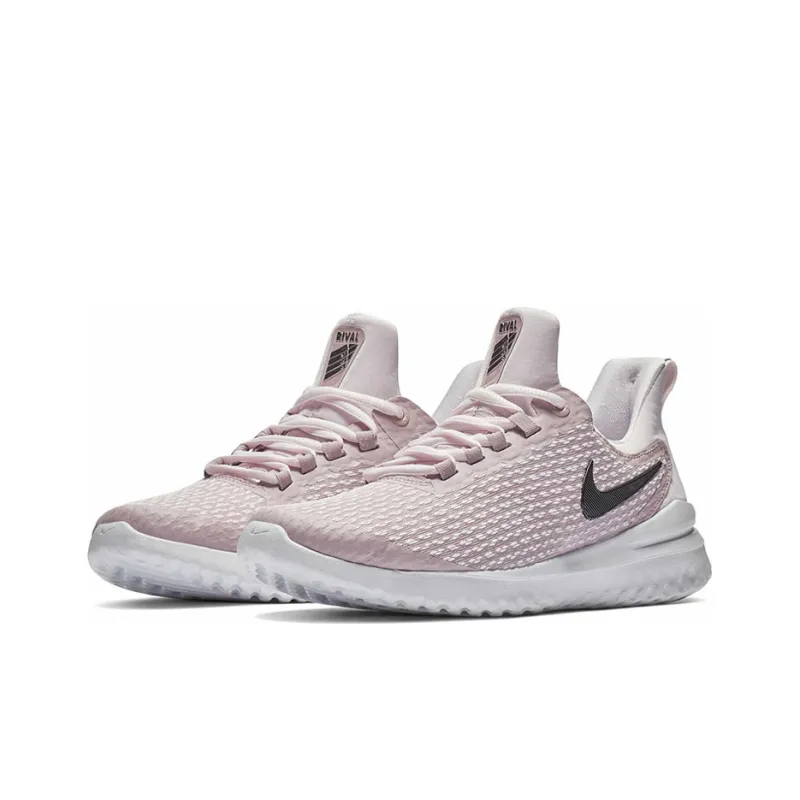 Nike Renew Rival Running Shoes Women's Low-Top Pink/Black-2