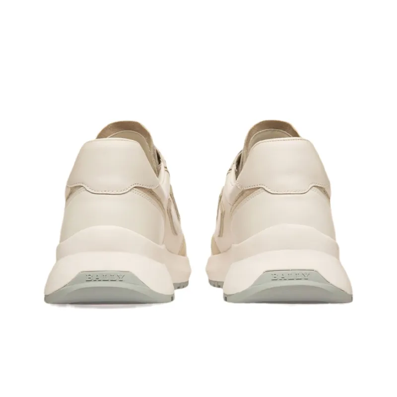 BALLY Demmy Abrasion Resistant Low Top Casual Shoes Men's Ecru-2