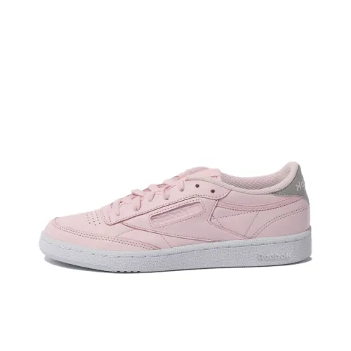 Reebok Club C Skateboard Shoes Women's Low-Top Pink