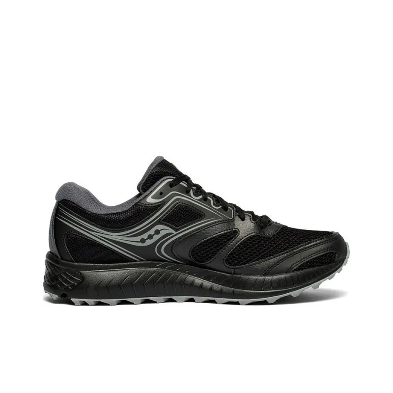 Saucony Cohesion 12 TR Abrasion Resistant Low Top Running Shoes Men's Black Gray-1