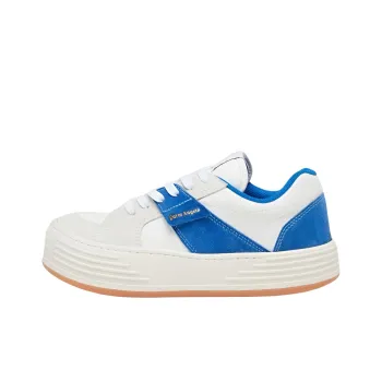 PALM ANGELS Skateboard Shoes Men Low Top White/Blue