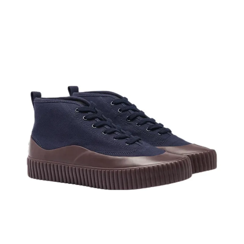 Maison Kitsune Mid Top Canvas Shoes Unisex-2