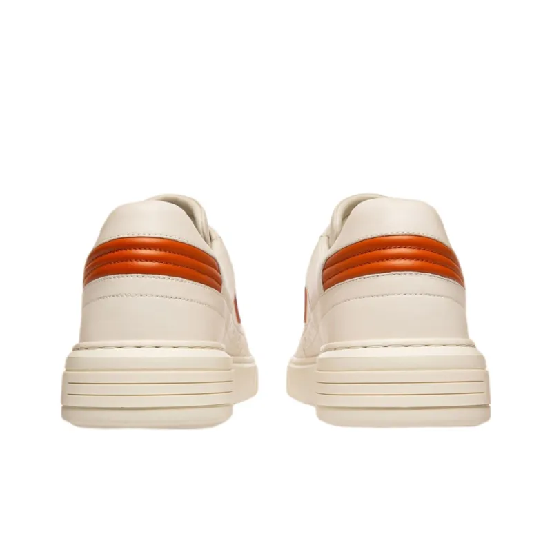 BALLY Triumph Low Top Stylish Skateboarding Shoes Men's Orange White-3