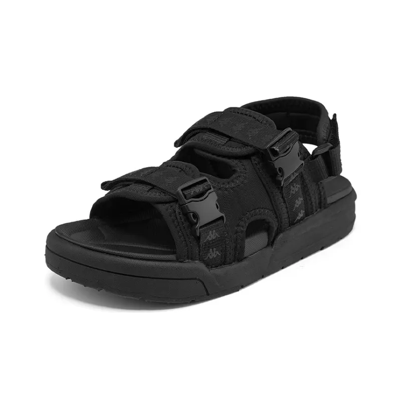 Kappa Sports Sandals Unisex Black-1